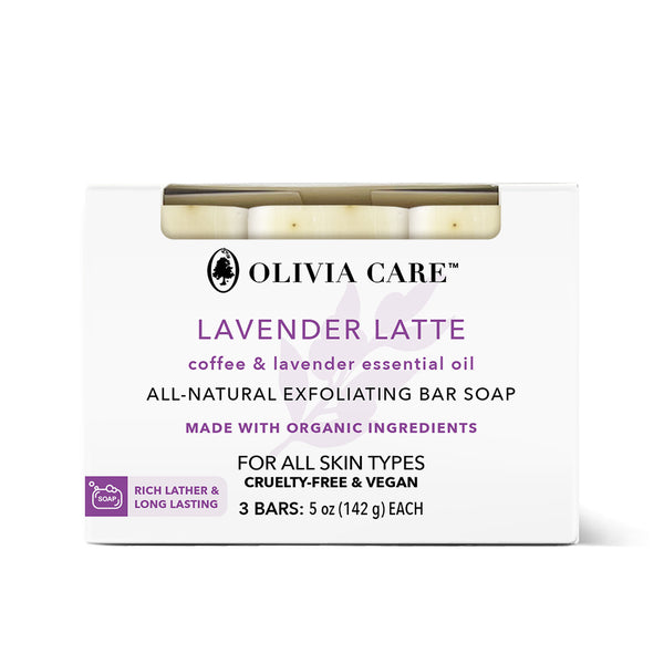 Lavender Latte Bar Soap - Set of 3