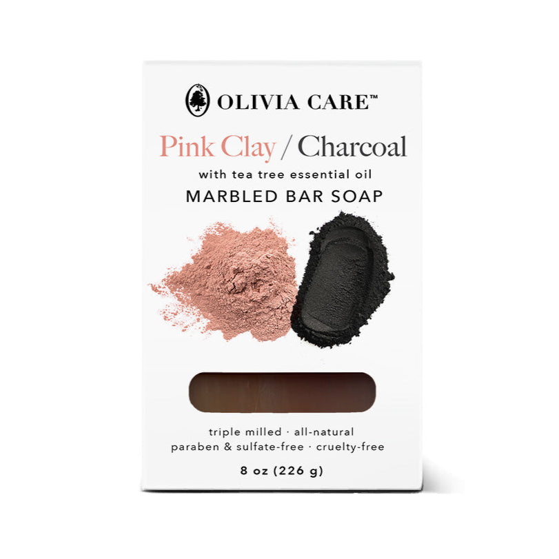 Pink Clay + Charcoal Bar Soap