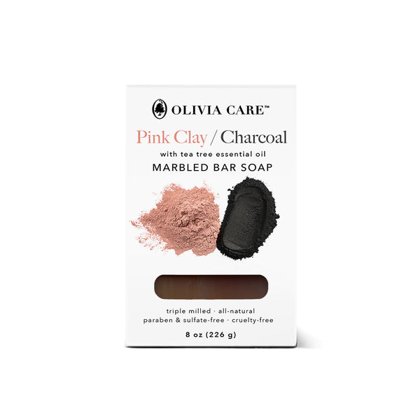 Pink Clay + Charcoal Bar Soap