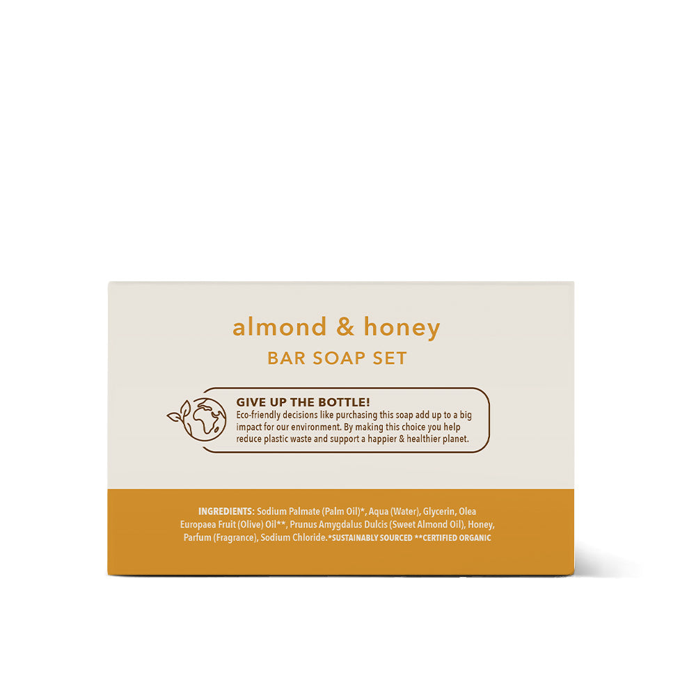 Almond & Honey Travel Bar Soap Set secondary