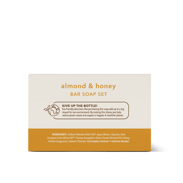 Almond & Honey Travel Bar Soap Set