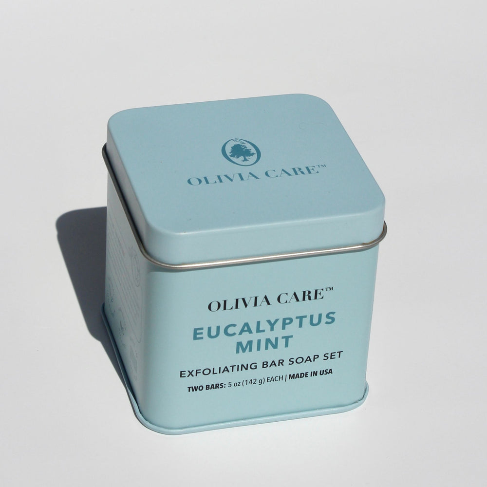 Eucalyptus Mint Exfoliating Bar Soap Tin secondary