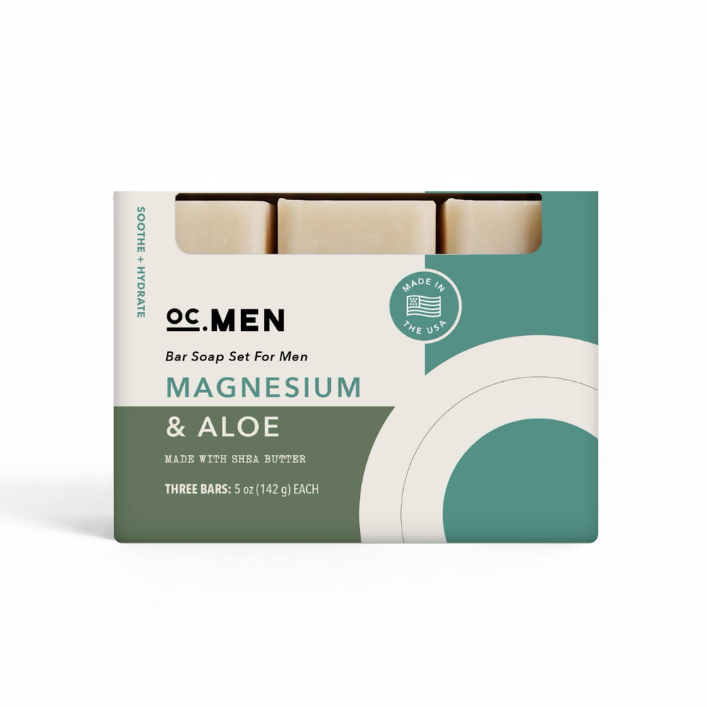 Magnesium & Aloe Bar Soap - Set of 3