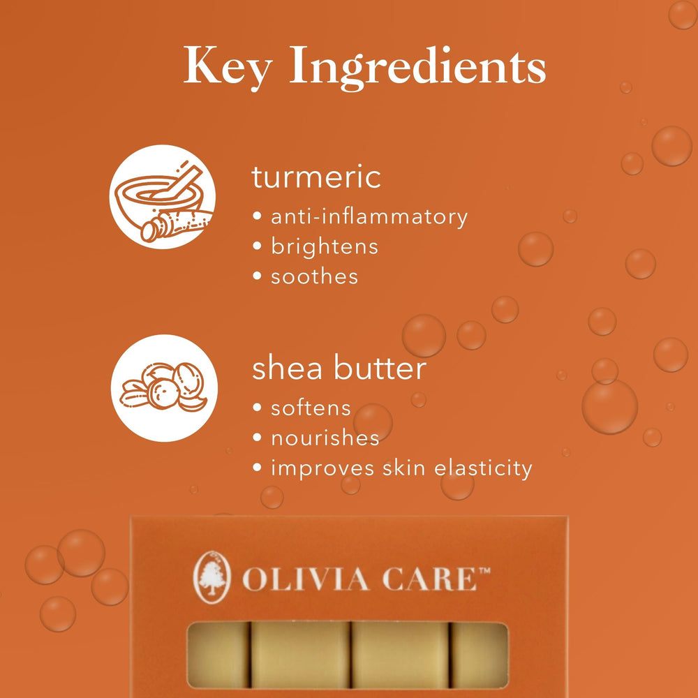 Brighten Turmeric Shea Bar Soap - Set of 4 secondary