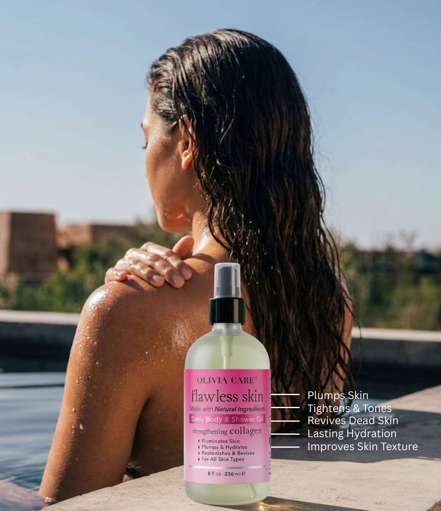 Flawless Skin Collagen Daily Body & Shower Oil