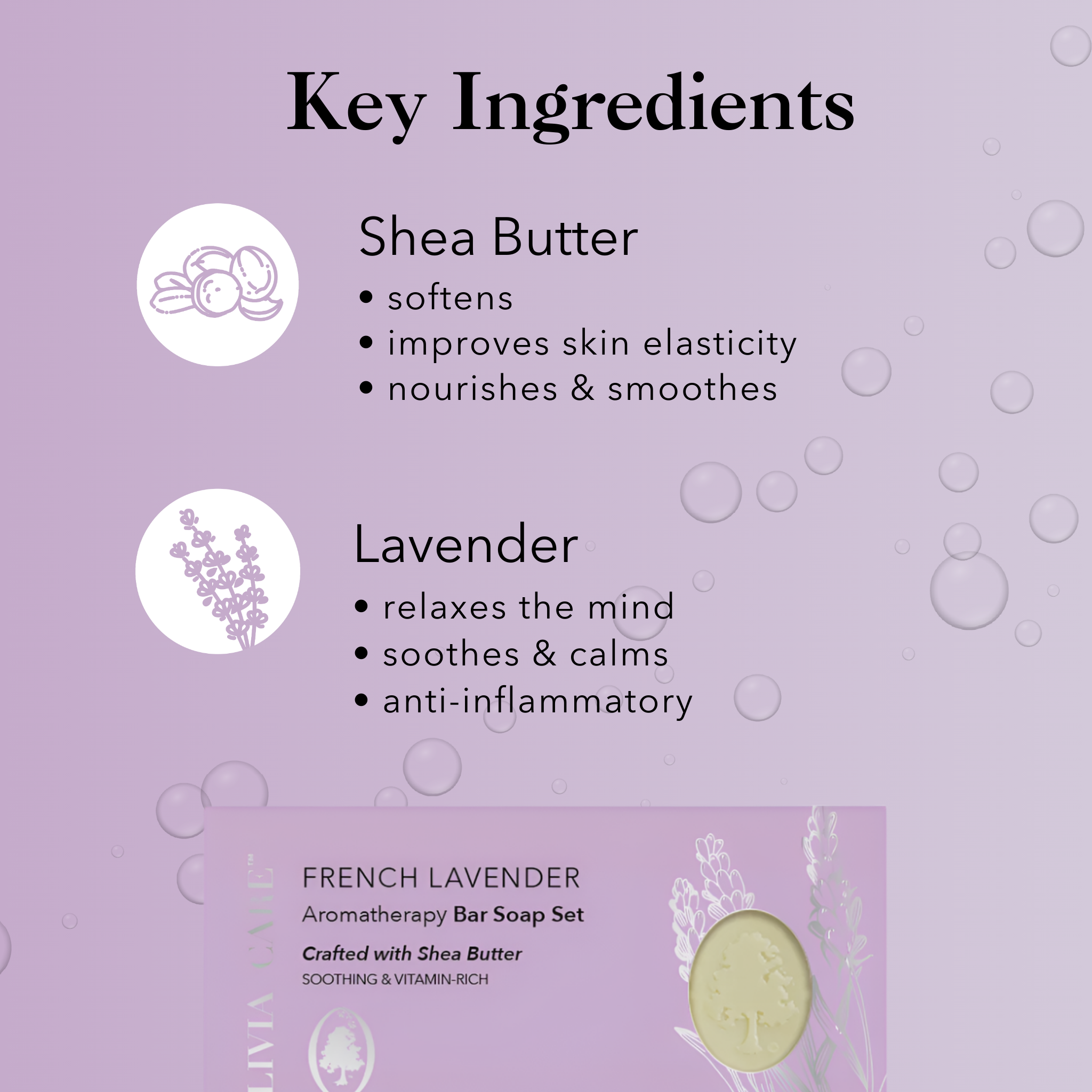 French Lavender Bar Soap Gift Set