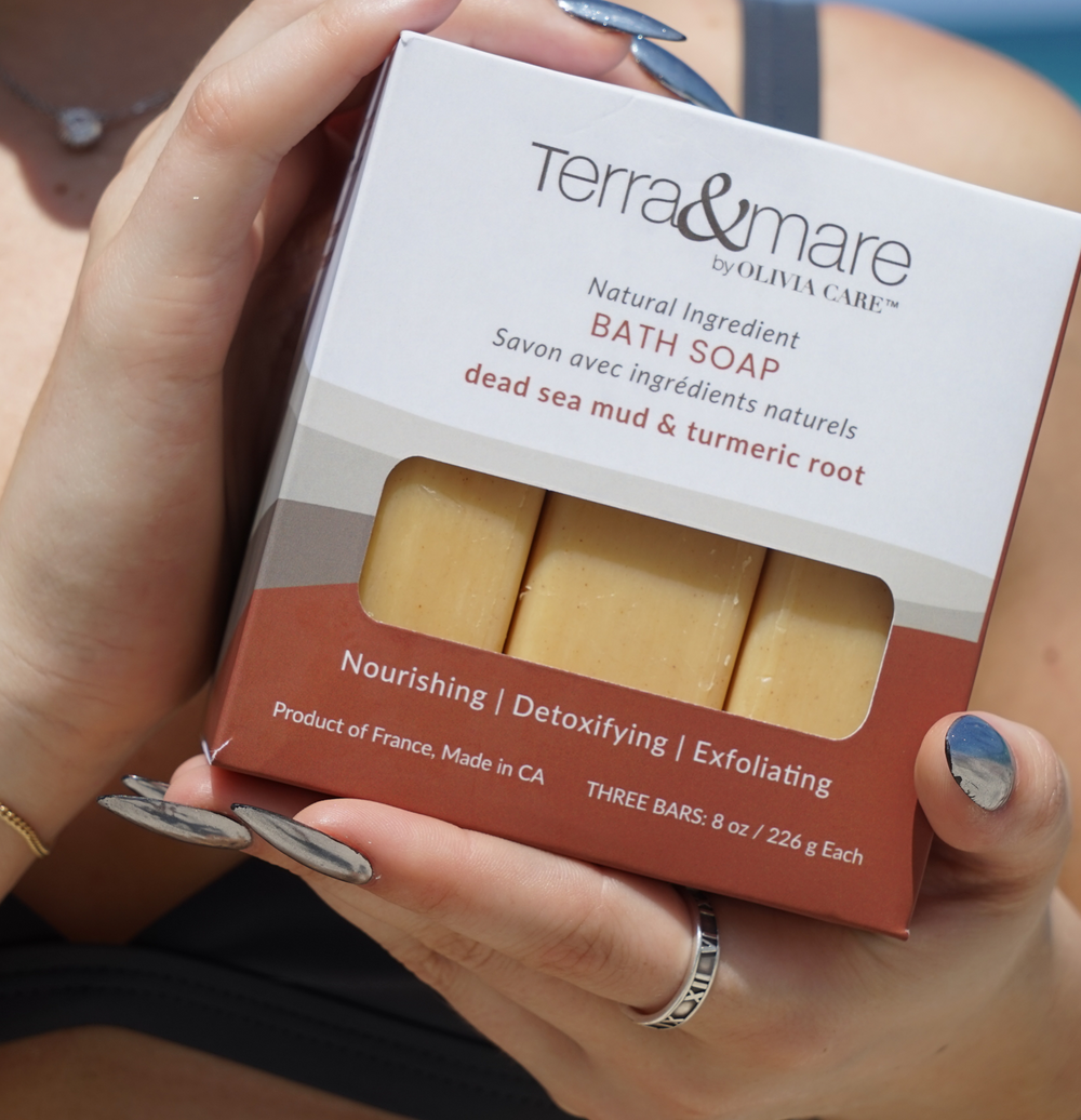 Dead Sea Mud & Turmeric Root - 3pc Bath Soap