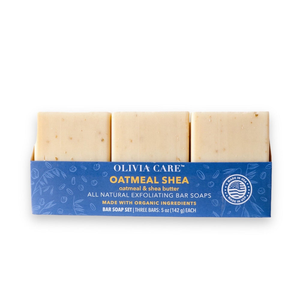 Oatmeal Shea Bar Soap - Set of 3