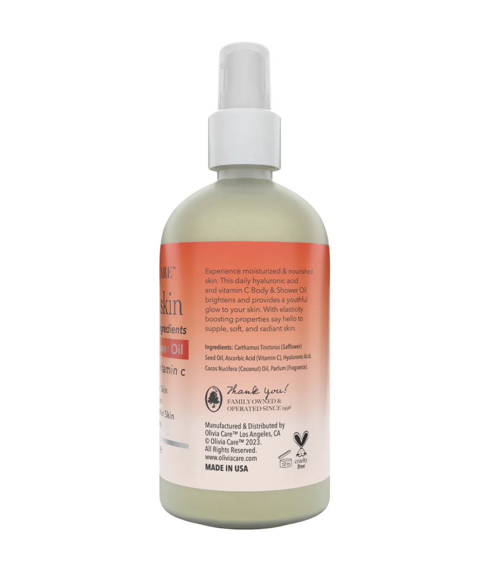 Flawless Skin Hyaluronic Acid + Vitamin C Daily Body & Shower Oil secondary